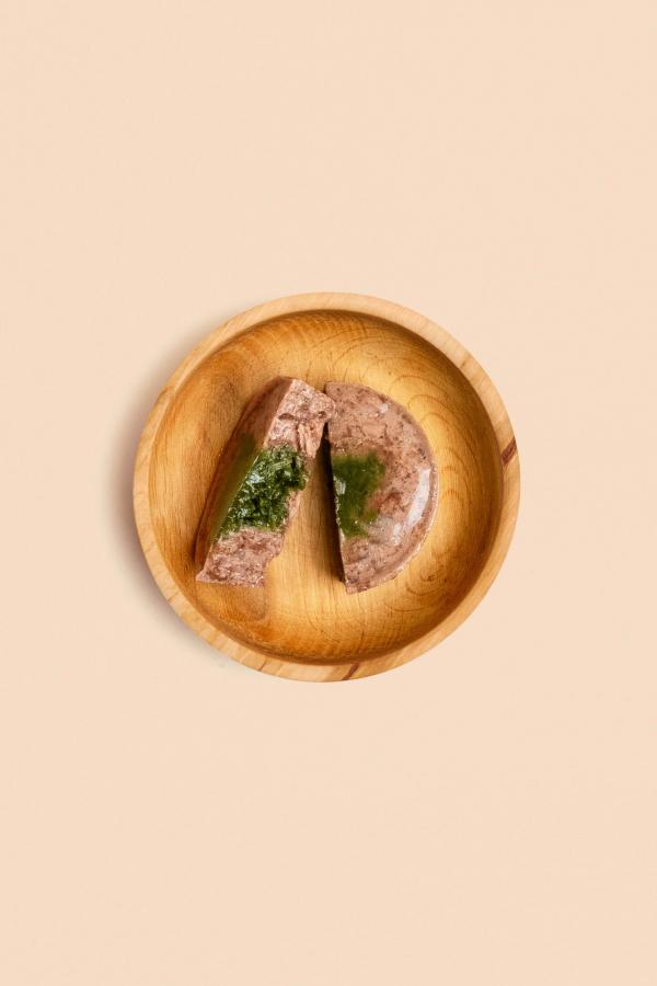 Terrina con cuore di spinaci